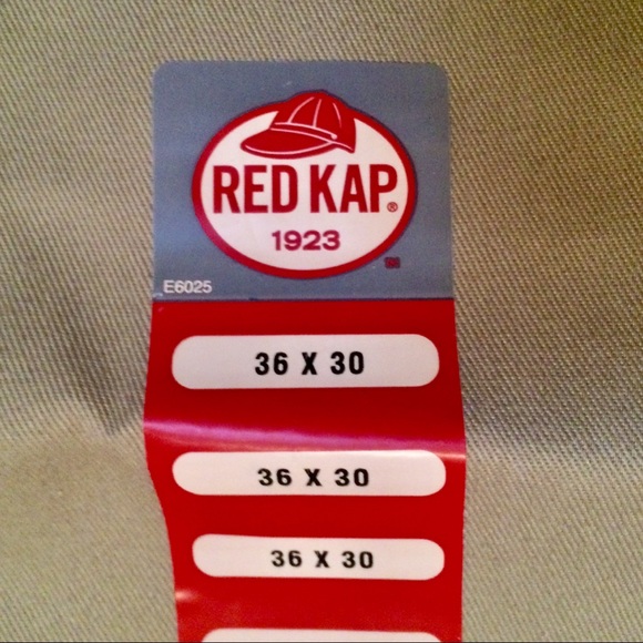 size36 Men's khaki twill Work Pants - Picture 6 of 8